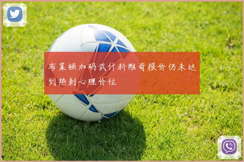 布莱顿加码武什科维奇报价仍未达到热刺心理价位